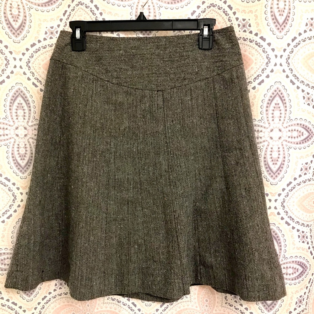 Banana Republic Wool Blend stretch A-line Skirt